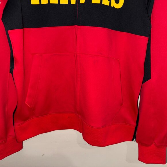 Nike NBA Atlanta Hawks Team Issue PE Therma Flex Showtime Red Hoodie Mens NEW - Picture 3 of 10